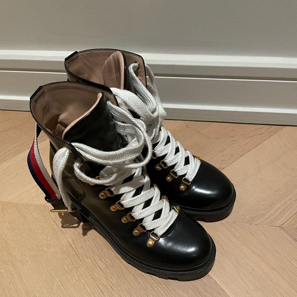 Gucci Trip Lug Sole Combat Boot size 38 - Picture 2 of 5